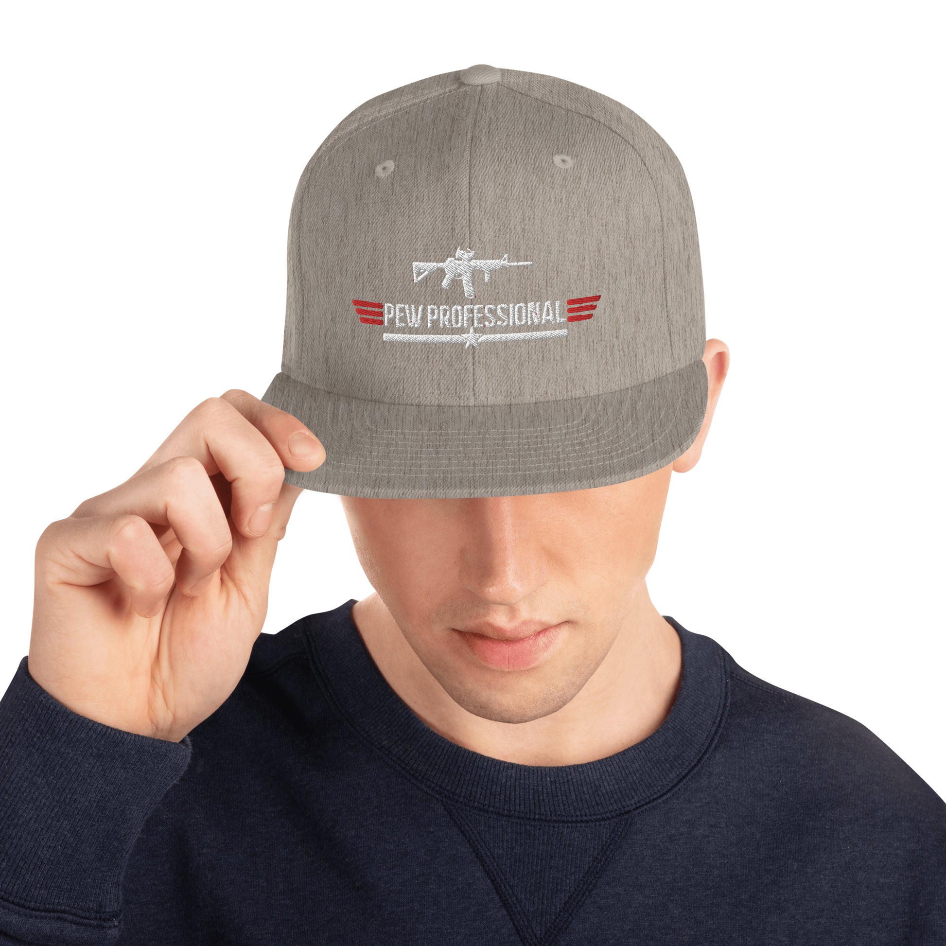 Pew Professional Snapback - GunSlingersCoffeeCo